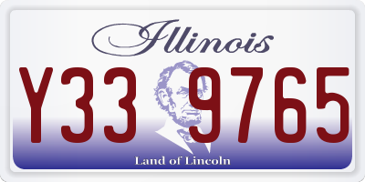 IL license plate Y339765