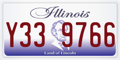 IL license plate Y339766