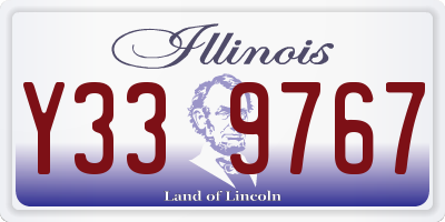IL license plate Y339767