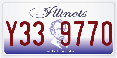 IL license plate Y339770