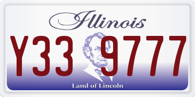 IL license plate Y339777