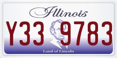 IL license plate Y339783