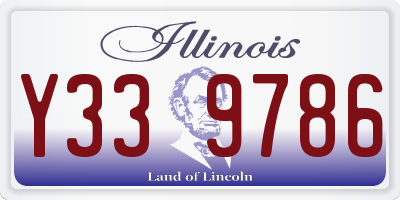 IL license plate Y339786