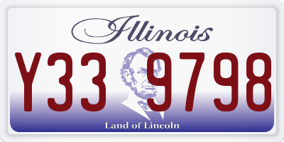 IL license plate Y339798