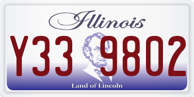 IL license plate Y339802