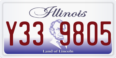 IL license plate Y339805