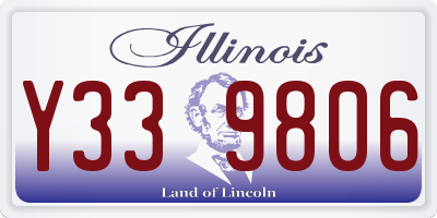 IL license plate Y339806