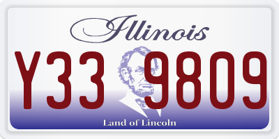 IL license plate Y339809