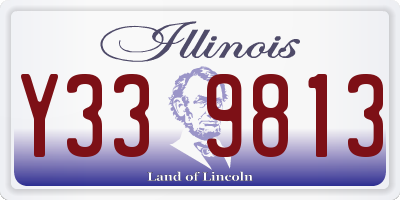 IL license plate Y339813