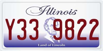 IL license plate Y339822
