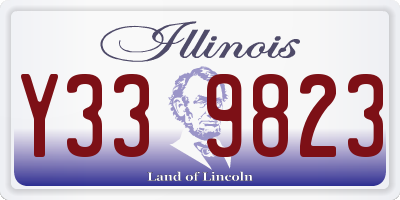 IL license plate Y339823