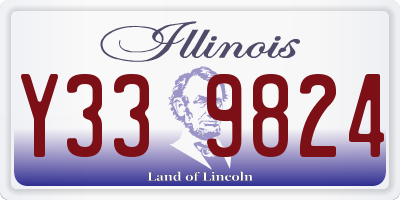 IL license plate Y339824