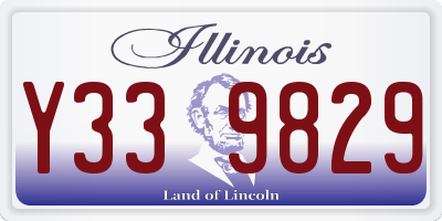 IL license plate Y339829