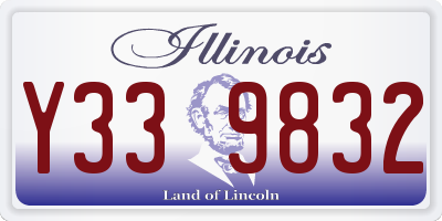 IL license plate Y339832