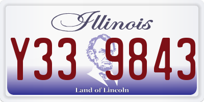 IL license plate Y339843