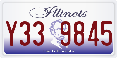 IL license plate Y339845