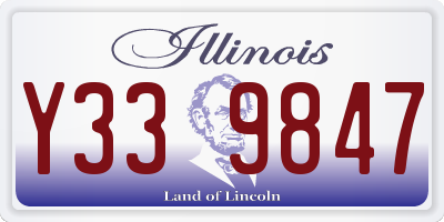 IL license plate Y339847