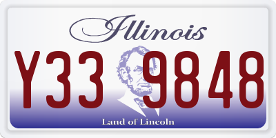 IL license plate Y339848
