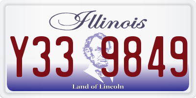 IL license plate Y339849