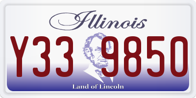 IL license plate Y339850