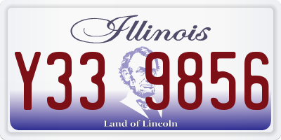 IL license plate Y339856