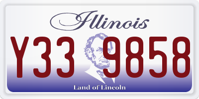 IL license plate Y339858
