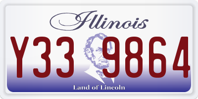 IL license plate Y339864