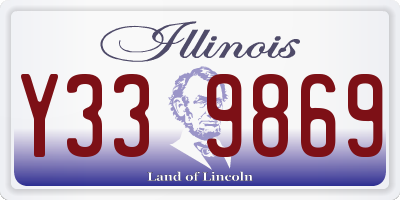 IL license plate Y339869