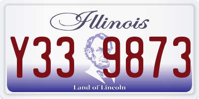 IL license plate Y339873