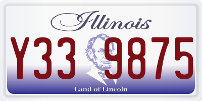 IL license plate Y339875