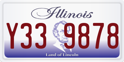 IL license plate Y339878