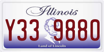 IL license plate Y339880