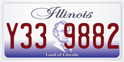 IL license plate Y339882