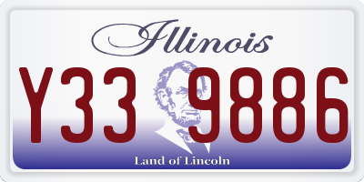 IL license plate Y339886