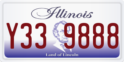 IL license plate Y339888