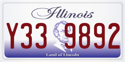 IL license plate Y339892