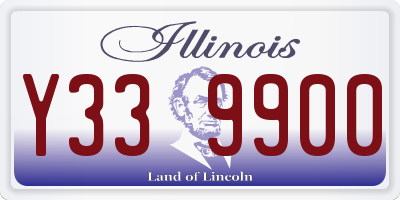 IL license plate Y339900