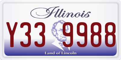 IL license plate Y339988