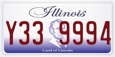IL license plate Y339994