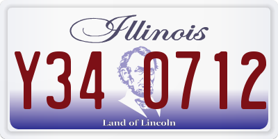 IL license plate Y340712