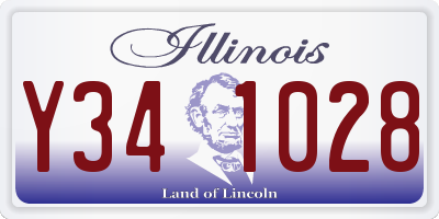 IL license plate Y341028