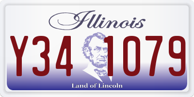 IL license plate Y341079