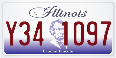 IL license plate Y341097
