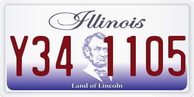 IL license plate Y341105
