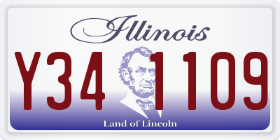 IL license plate Y341109