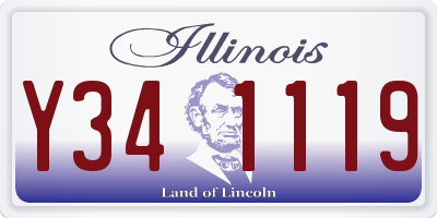 IL license plate Y341119