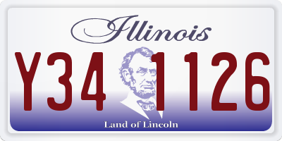 IL license plate Y341126