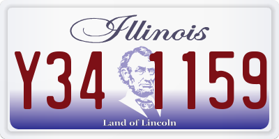 IL license plate Y341159