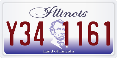 IL license plate Y341161