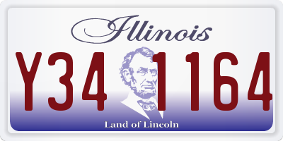 IL license plate Y341164
